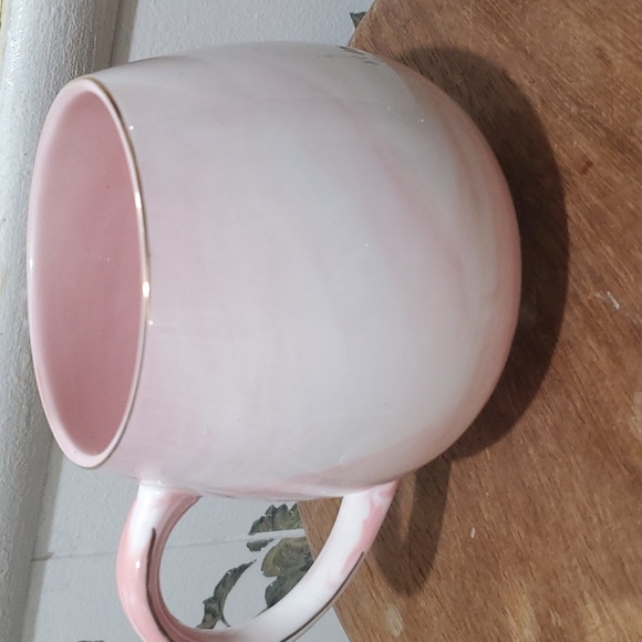 Don't Ever Doubt Your Worth Pink Quoted Ceramic Cup With Silver Spoon - Picture 6 of 8